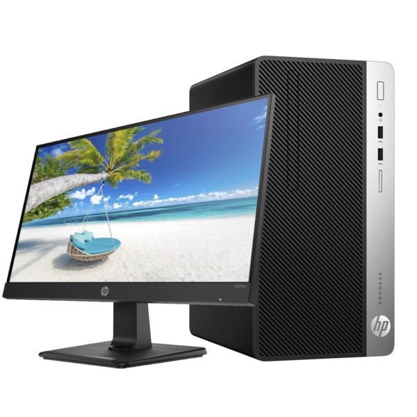 HP ProDesk 480 G4 MicroTower Intel Core i7 7th Gen 8GB RAM 1TB HDD + 2 GB NVIDIA GeForce GT730 + HP V221VB 21.5 inch FHD monitor