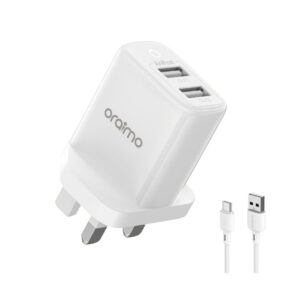 oraimo Firefly 2U 12W 2.4A Dual USB Fast Charger Kit with 1.5M Type-C cable latest smartphones in kenya Latest Smartphones in Kenya, Nairobi, Best deals on phones in Kenya oraimo Firefly 300x300