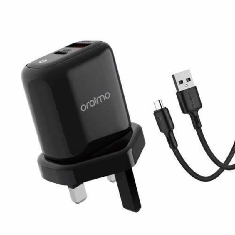oraimo PowerCube 3 Pro 18W Fast Charger Kit - Image 2