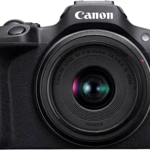 Canon EOS R100 24MP Mirrorless Camera with RF-S18-45mm F/4.5-6.3 IS STM Lens