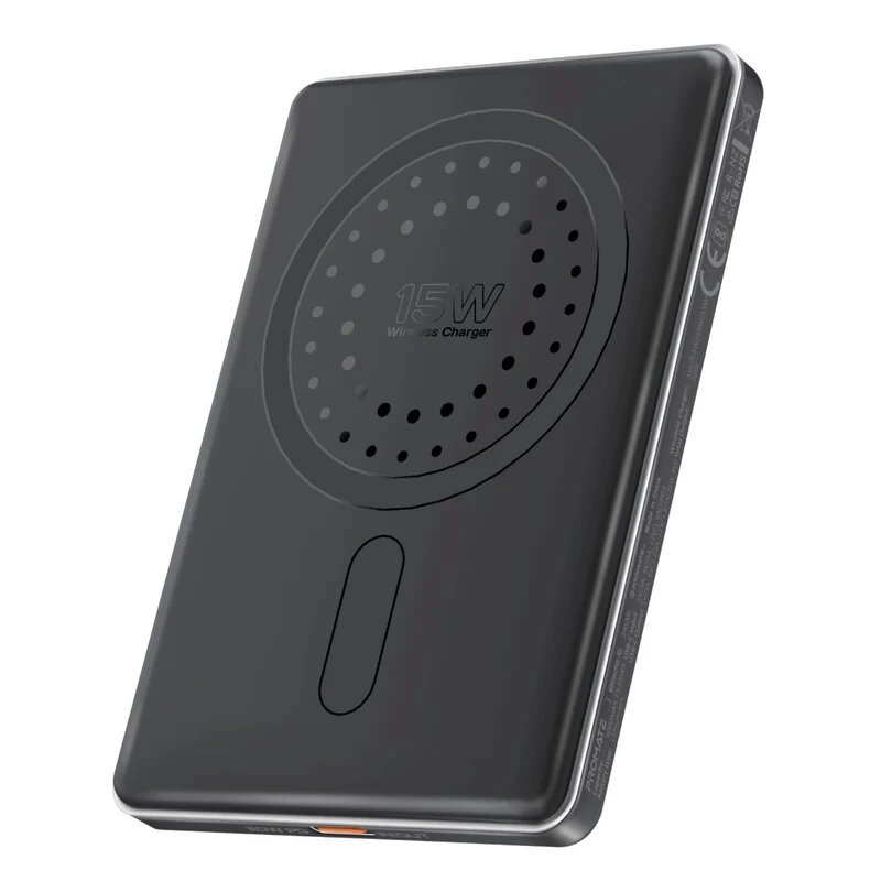 Promate Blade-5 5000mAh Ultra-Slim Aluminum Crafted MagSafe Compatible Wireless Charging Power Bank Price in Kenya-001-Mobilehub Kenya