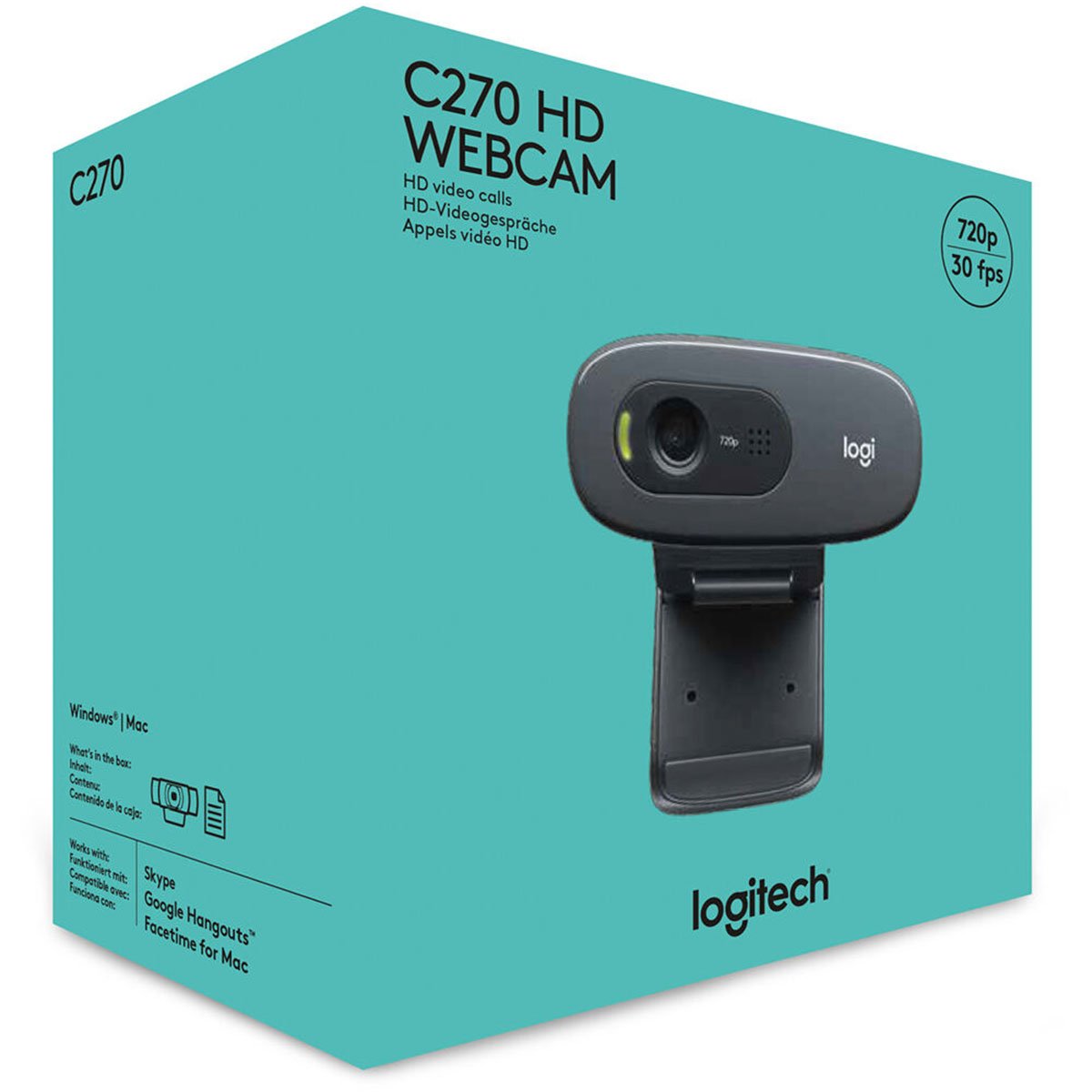 Logitech C270 HD USB webcam Price in Kenya-002-Mobilehub Kenya