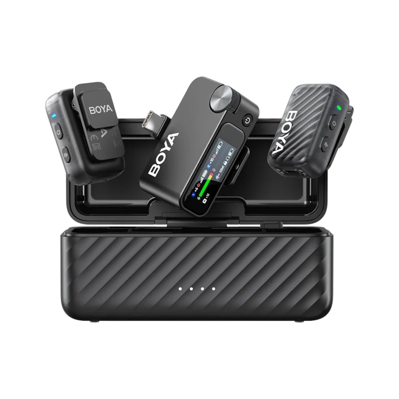BOYA BOYAMIC 2-01 (2x Lavalier Mic) Wireless Microphone Price in Kenya-001-Mobile Hub Kenya