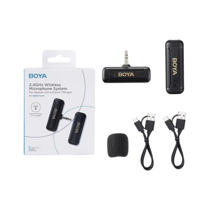 BOYA BY-WM3T2-M1 Mini Wireless Microphone Price in Kenya-004-Mobile Hub Kenya
