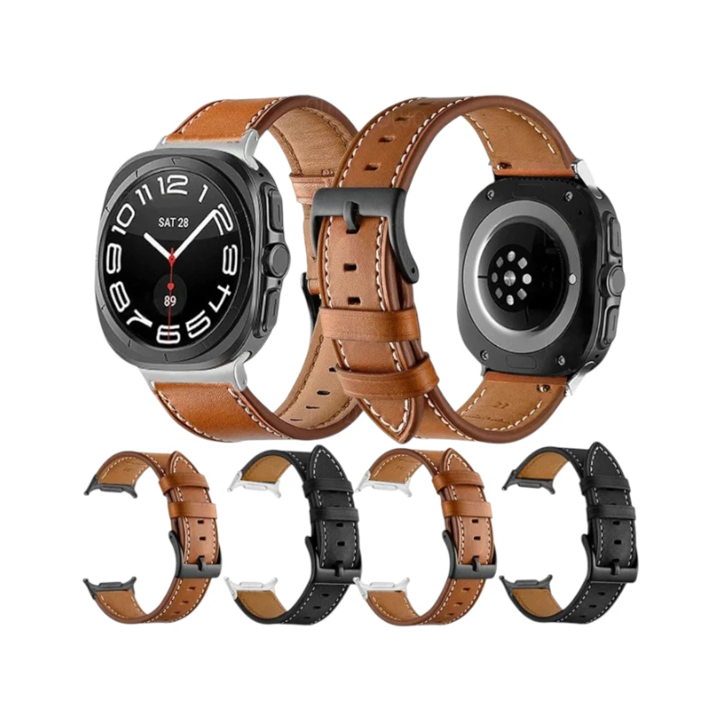 Samsung Galaxy Watch Ultra Buckled Leather Strap Price in Kenya-004-Mobile Hub Kenya